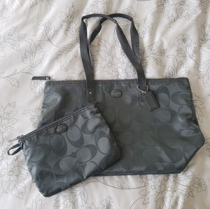NWOT Coach Signature Weekender Bag